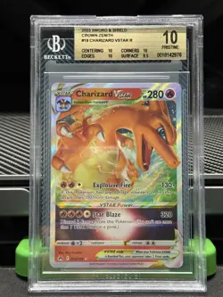 CHARIZARD VSTAR R 2023 POKEMON SWORD AND SHIELD CROWN ZENITH 19 BGS 10.0 - Image 1