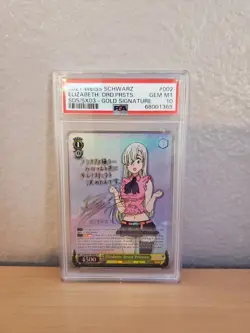 Weiss Schwarz The Seven Deadly Sins Elizabeth Druid Priestess SP Gold #002 PSA10 - Image 1