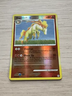 Pokemon Card - Rapidash Diamond and Pearl 59/130 Uncommon Reverse Holo - Image 1