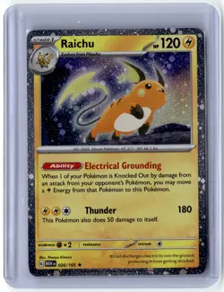 Raichu (Cosmos Holo) Holo Rare Miscellaneous Cards & Products 026/165 NM - Image 1