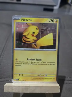Pokemon Pikachu TCG Cosmos Holo Card #51 Temporal Forces Promo - Image 1