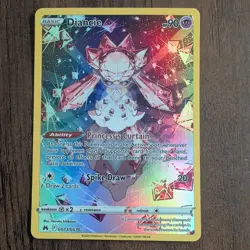 Diancie GG13/GG70 Galarian Gallery Full Art Holo Crown Zenith Pokemon Card NM/LP - Image 1