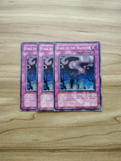 Yu-Gi-Oh! - Call Of The Haunted 3X - Full Playset Of Cards - Image 1