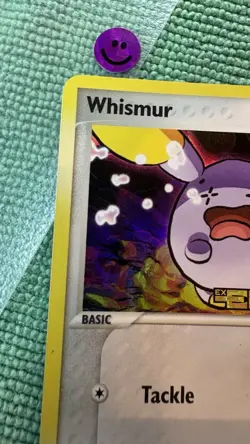 Pokemon Whismur 73/106 Reverse Holo Stamped EX Emerald Card MP - Image 2