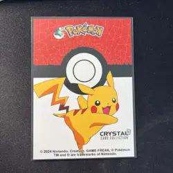Crystal Card Collection MEW #151 Cracked Ice Holo Full Art Rare 2024 - Image 2