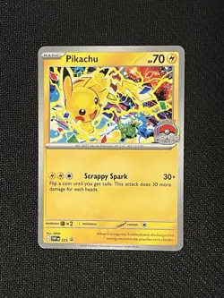 Pikachu - 225 (World Championship 2025) Scarlet & Violet Promo Cards - NM - Image 2
