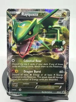 Pokemon TCG Rayquaza EX Black & White Promos DMG - Image 1