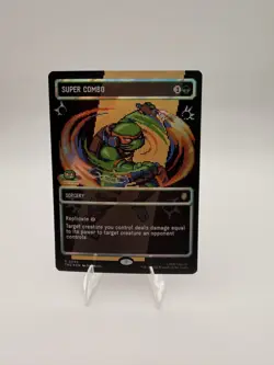 Super Combo Borderless Surge Foil FOIL R Commander: TMNT NM - Image 1