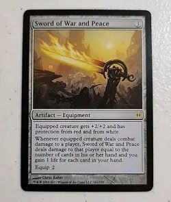 Sword of War and Peace New Phyrexia Regular MTG Rare - Image 1
