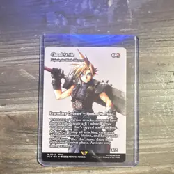 Magic: The Gathering Cloud Strife Legendary Creature Red White Final Fantasy - Image 1