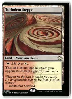 Turbulent Steppe - SOC - MISCUT ERROR - MTG - Image 1
