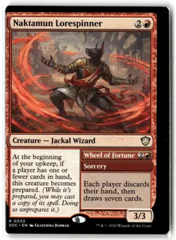 Naktamun Lorespinner - SOC - MISCUT ERROR - MTG - Image 1