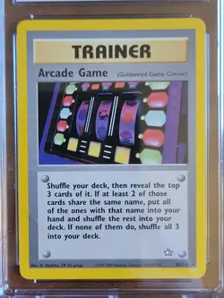 Vintage Pokemon Arcade Game Pristine 10 - 83/111 Neo Genesis Year 2000 - Image 2