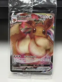 Pokemon SEALED Eevee VMAX SWSH087 SWSH: Sword & Shield Promo Cards Holo - Image 1