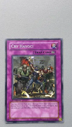 Cry Havoc! 1st Edition Rare Phantom Darkness PTDN-EN078 LP - Image 1