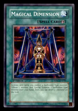 Magical Dimension SDSC-EN032 Yu-Gi-Oh 1st Edition NM - Image 1