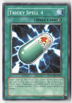 Yugioh - Tricky Spell 4 TDGS-EN091 Unlimited - The Duelist Genesis - Image 1