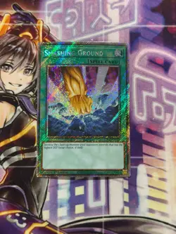 Yugioh Smashing Ground Platinum Secret Rare RA03 - Image 1