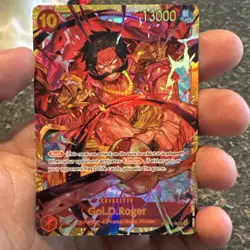Bandai One Piece TCG Gol D. Roger OP09-118 Secret Rare Foil EN Alt Art 13000 - Image 3