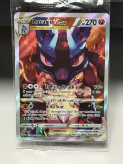 Pokemon SEALED Lucario VSTAR SWSH291 SWSH: Sword & Shield Promo Cards Holo - Image 1