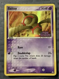 Pokemon Baltoy 59/110 Common Reverse Holo Stamped EX Holon Phantoms - Image 1