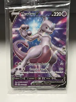 Pokemon SEALED Mewtwo V SWSH229 SWSH: Sword & Shield Promo Cards Holo - Image 1