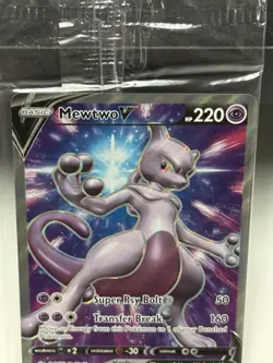 Pokemon SEALED Mewtwo V SWSH229 SWSH: Sword & Shield Promo Cards Holo - Image 2