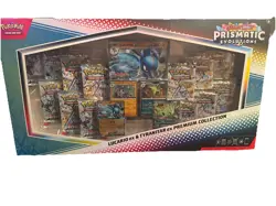 Pokemon TCG SV Prismatic Evolutions Lucario EX & Tyranitar EX Premium Collection - Image 1