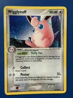 Pokemon Wigglytuff 13/100 Holo Rare Crystal Guardians - Image 1