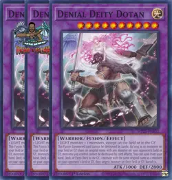Yugioh! 3x Denial Deity Dotan MP25-EN432 Common 1st Ed NM - Image 1