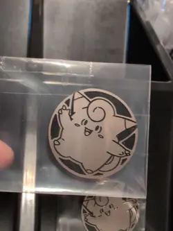 Pokemon Silver Clefairy Mini Coin From 151 Chinese - Image 1