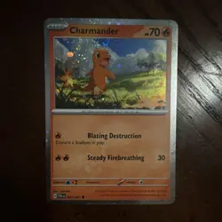 The Pokemon Company Pokemon TCG Charmander 007/091 Paldea Evolved Cosmos Holo - Image 1