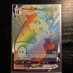 Morpeko VMAX 204/202 NM/M SWSH01 Sword & Shield Base Set Pokemon TCG - Image 1