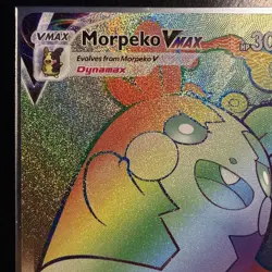 Morpeko VMAX 204/202 NM/M SWSH01 Sword & Shield Base Set Pokemon TCG - Image 2