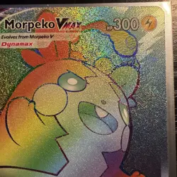 Morpeko VMAX 204/202 NM/M SWSH01 Sword & Shield Base Set Pokemon TCG - Image 3