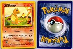 Charmander 46/102 Common Base Set Unlimited Pokemon NM - Image 3
