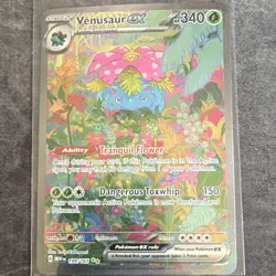 Pokemon TCG Venusaur ex 198/165 SV: Scarlet & Violet 151 SIR Full Art Holo - Image 1