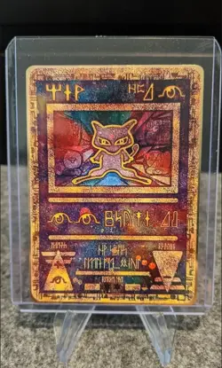 Metal Gold Card- Pokemon Card Ancient Mew Metal Colored Collector's Edition - Image 2