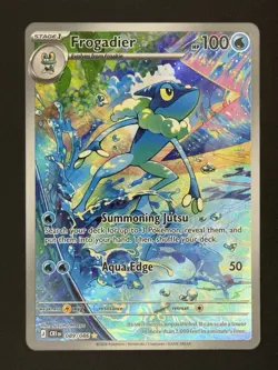 Frogadier 089/086 Me04: Chaos Rising Holo Pokemon Illustration Rare (IR) - Image 2