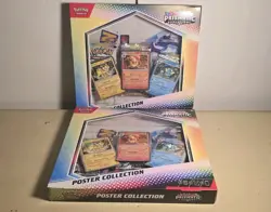 Pokemon Prismatic Evolutions Poster Collection Box Lot of 2 Sealed TCG - Image 1