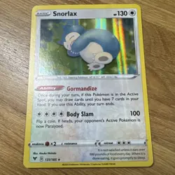 Snorlax 131/185 Holo Rare Vivid Voltage Pokemon Holo Lightly Played - Image 1