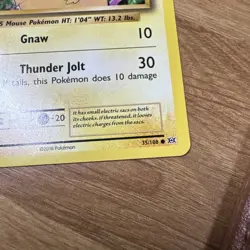 Pikachu 35/108 Common Evolutions Pokemon NM - Image 3