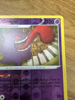 Gengar 057/198 NM Reverse Holo Chilling Reign Pokemon - Image 5