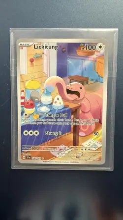 Pokemon TCG Lickitung Illustration Temporal Forces 180/162 - Image 1