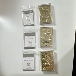 Pokemon TCG 1999 Burger King 23kt Gold-Plated Mewtwo, Togepi, Jigglypuff English - Image 1