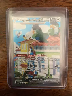 Pokemon Squawkabilly ex Illustration Rare Full Art Paldea Evolved 264/193 - Image 1