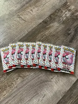 Pokemon TCG Scarlet & Violet—151 Booster Pack Lot 10 Packs English Mew - Image 1