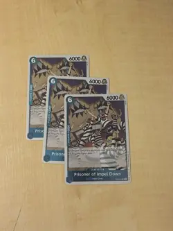 Prisoner of Impel Down OP16-042 The Time of Battle Foil One Piece TCG x3 - Image 1