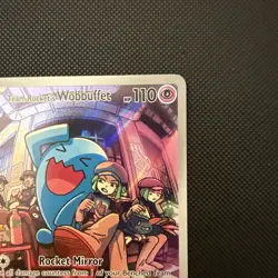 Pokemon TCG Destined Rivals Team Rockets Wobbuffet Promo Card 203 NM Condition - Image 3