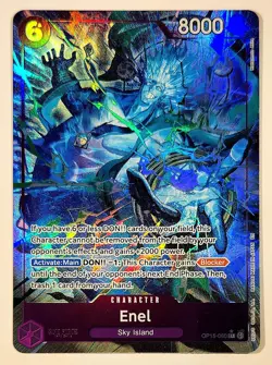 Enel OP15-060 One Piece Alt Art - Adventure on Kami's Island - Image 1
